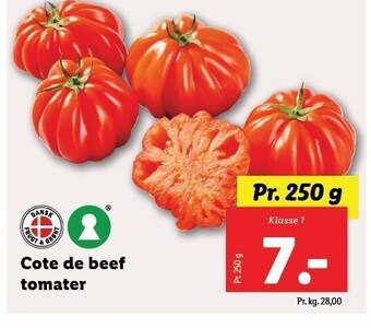 Lidl Cote de beef tomater tilbud