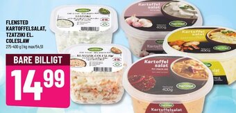 Løvbjerg FLENSTED KARTOFFELSALAT, TZATZIKI EL. COLESLAW tilbud