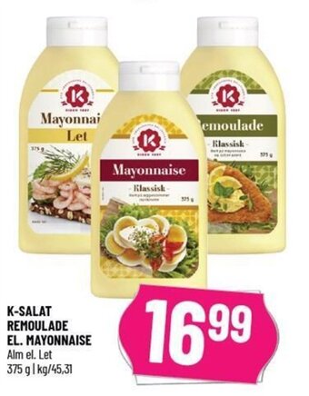 Løvbjerg K-SALAT REMOULADE EL. MAYONNAISE tilbud