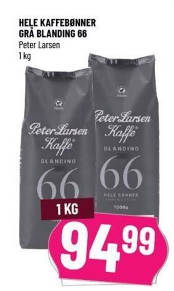 Løvbjerg HELE KAFFEBØNNER GRÅ BLANDING 66 tilbud