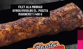 Løvbjerg FILET ALA MØBRAD GYROS/HVIDLØG EL. PUSZTA MARINERET | 400 G tilbud