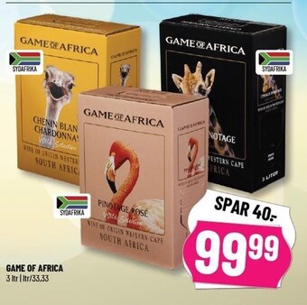 Løvbjerg Game of africa tilbud