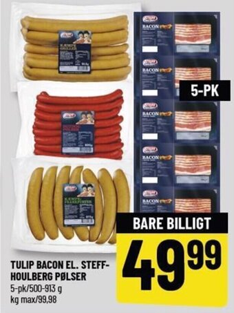 Løvbjerg TULIP BACON EL. STEFF-HOULBERG PØLSER tilbud