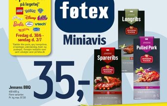 Føtex Jensens spareribs tilbud