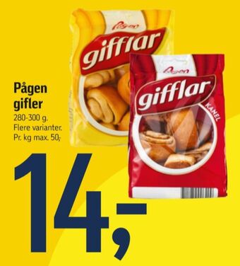 Føtex Gifflar kager tilbud
