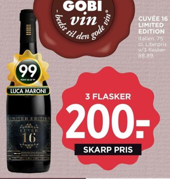 MENY Ukendt italiensk rødvin tilbud