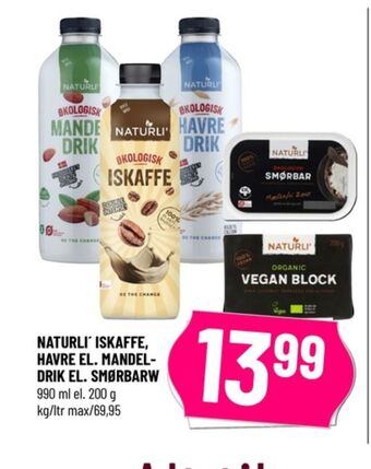 Løvbjerg Naturli' mandeldrik tilbud