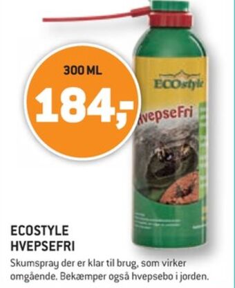 Hvepsefri bekæmpelsesmiddel