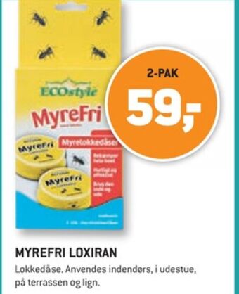 Myrefri myrelokkedåse