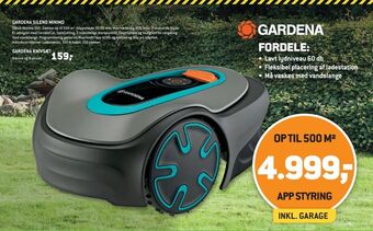 XL-BYG Gardena robotplæneklipper tilbud