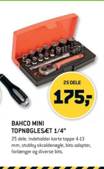 XL-BYG Bahco topnøglesæt tilbud