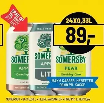 Priss Somersby 24x0,33l tilbud