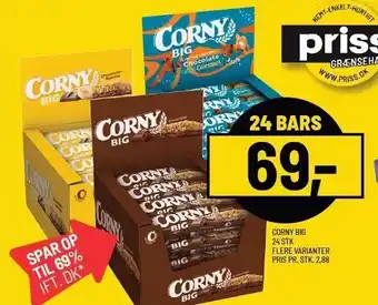 Priss Corny big 24 bars tilbud