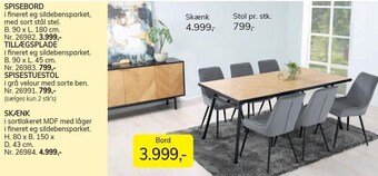 Daells Bolighus Bord tilbud