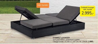 Dobbelt lounger