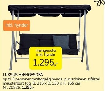 Daells Bolighus Luksus hængesofa tilbud
