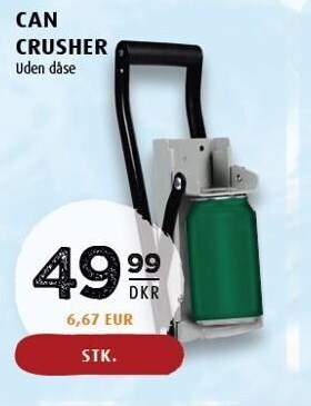 Scandinavian Park Can crusher tilbud