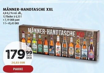 Scandinavian Park Männer-handtasche xxl tilbud