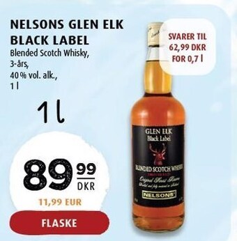 Scandinavian Park Nelsons glen elk black label tilbud