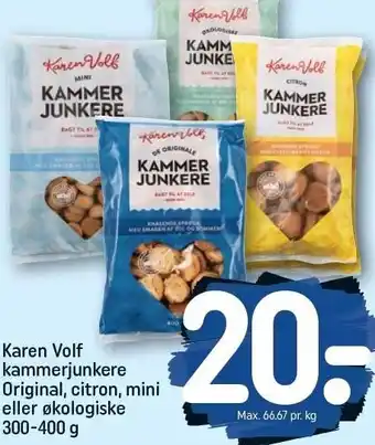 REMA 1000 Karen volf kammerjunkere original, citron, mini eller økologiske tilbud