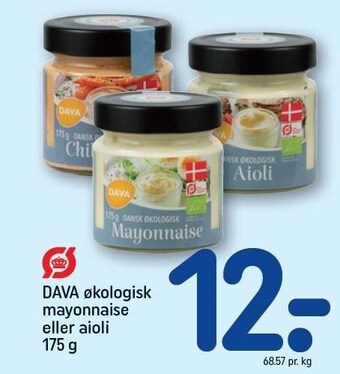 REMA 1000 Dava økologisk mayonnaise eller aioli tilbud