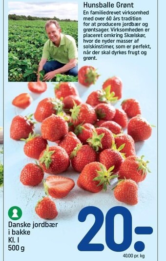 REMA 1000 Danske jordbær i bakke tilbud