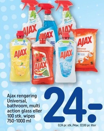 REMA 1000 Ajax rengøring tilbud