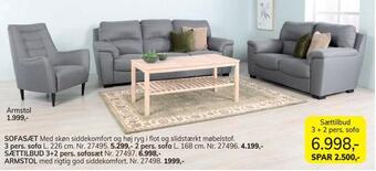 Daells Bolighus Sættilbud 3+2 pers. sofasæt tilbud