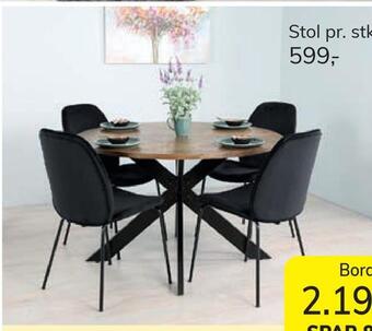 Daells Bolighus Stol pr. stk tilbud