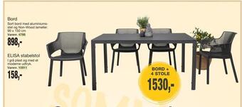 Harald Nyborg Bord + 4 stole tilbud