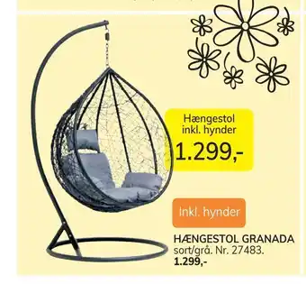 Daells Bolighus Hængestol granada tilbud