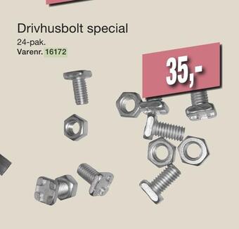 Harald Nyborg Drivhusbolt special tilbud