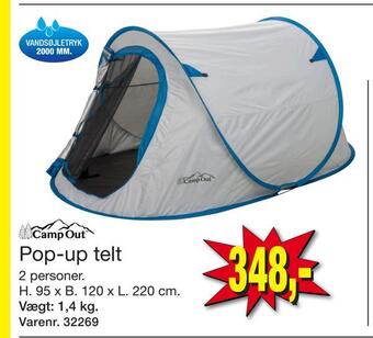 Harald Nyborg Pop-up telt tilbud