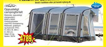 Harald Nyborg Oppusteligt campingfortelt tilbud