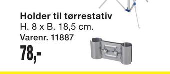 Harald Nyborg Holder til tørrestativ tilbud