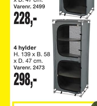 Harald Nyborg 4 hylder tilbud