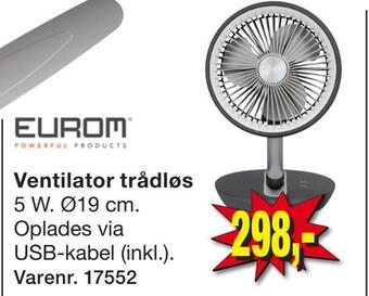 Harald Nyborg Ventilator trådløs tilbud