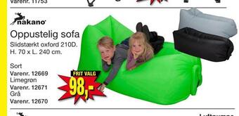 Harald Nyborg Oppustelig sofa tilbud