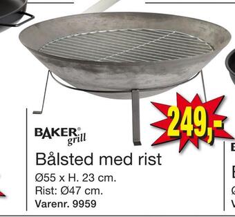 Harald Nyborg Bålsted med rist tilbud