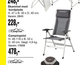 Harald Nyborg Campingstol tilbud