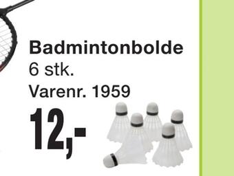 Badmintonbolde