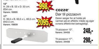 Harald Nyborg Dør til pizzaovn tilbud