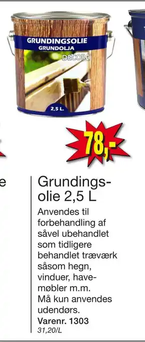 Harald Nyborg Grundings olie tilbud