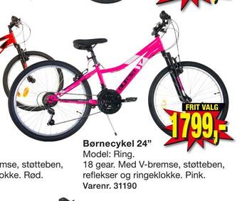 Harald Nyborg Børnecykel 24 tilbud