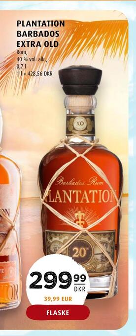 Scandinavian Park Plantation barbados extra old tilbud