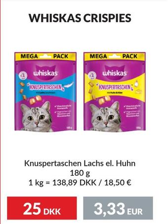Nielsen's Discount Whiskas crispies tilbud