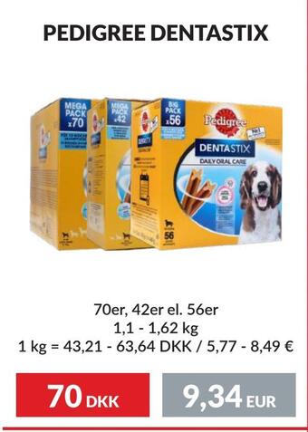 Nielsen's Discount Pedigree dentastix tilbud