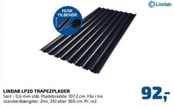 Davidsen Lindab trapezplader tilbud