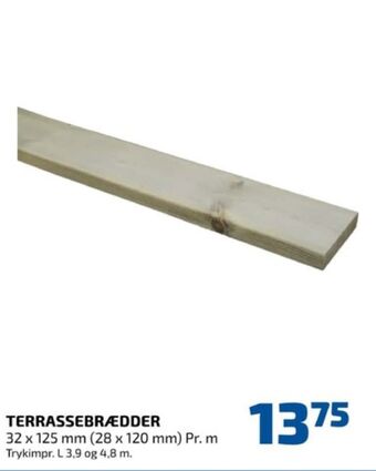 Davidsen Ukendt terrassebrædder tilbud