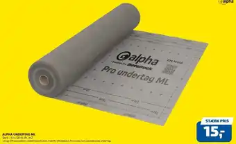 Davidsen Alpha undertag tilbud